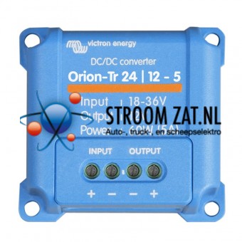 Omvormer / Spanningsdeler  24V naar 12V 5A min niet gescheiden