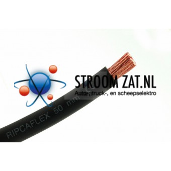 Accu kabel 50mm² soepel zwart