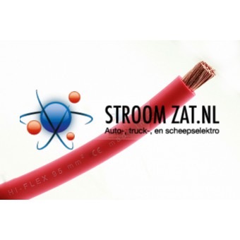 Accu kabel 95mm² soepel rood