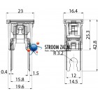 Pal Steekzekering Male 100A blauw