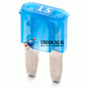 MikrOTO Steekzekering 15A blauw á 50 stuks