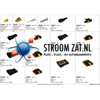 Assortiment superseal stekkers 