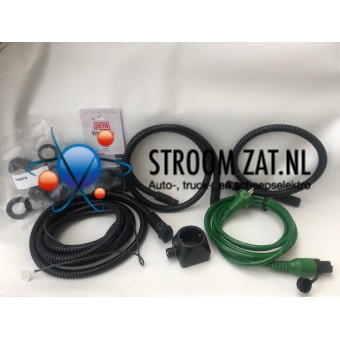 Defa Aansluitset 220V Defa met stopcontact en Y-stuk & 0.5 + 1.0 Kabel