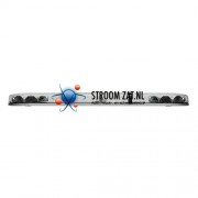 R65 LED zwaailampbalk transparante lens met 2 LED modules 915mm | 10-30v |