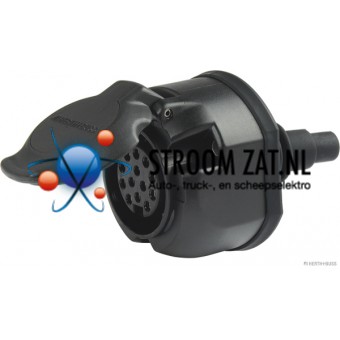 13Polige stekkerdoos met 2 micro switches