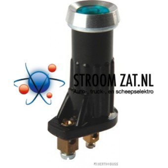 Controle lamp 8.5mm blauw