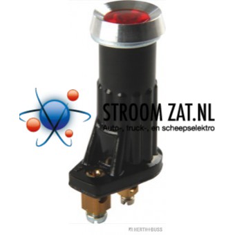 Controle lamp 8.5mm Rood