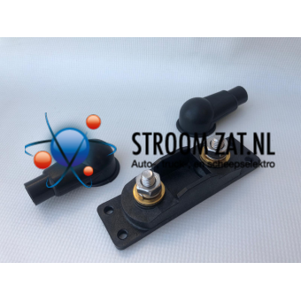 Mega zekeringen houder zwart of rood 