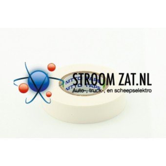 Tape PVC isolatie met lijmlaag 15mm x 10m wit a 10 stuks