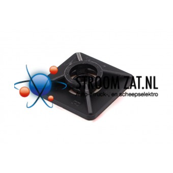 Plakzadel zwart Ø 4.8mm 100 stuks