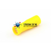 Kabelschoen geel Rondstekerhuls Ø 8.2mm á 10 stuks