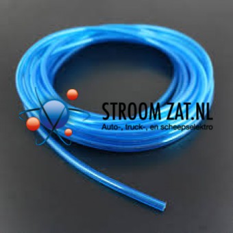 Brandstofleiding nylon 4,0/6,0/blauw ( zacht ) per meter