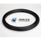 Brandstofleiding nylon 2,0/6,0/zwart ( zacht ) per meter
