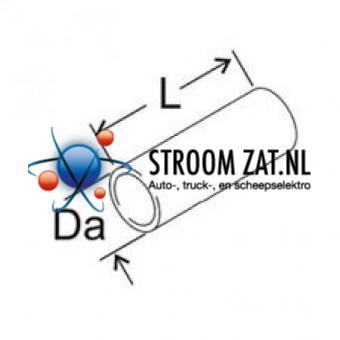 Uitlaat verbindingsstuk 30mm 