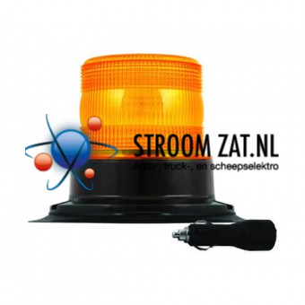 LED Zwaailamp amber  met magneet montage hoog